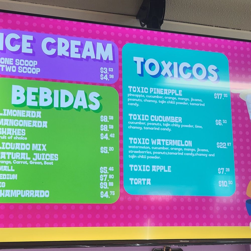 Antojitos Toxicos - English menu - Mexican Near Me - Woodinville, Washington