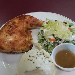 Chicken quarter meal