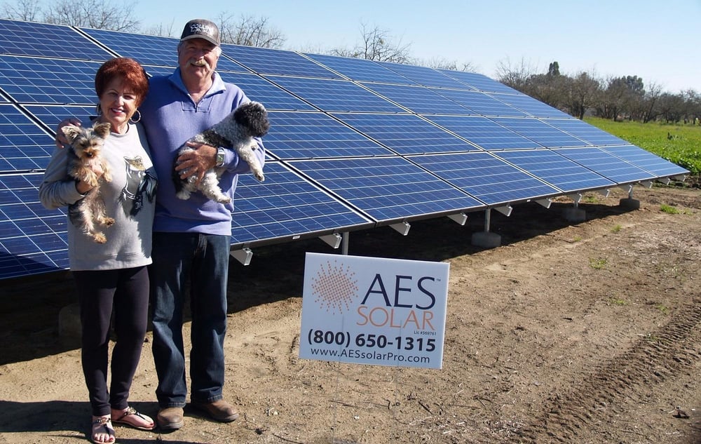 Slide of AES Solar