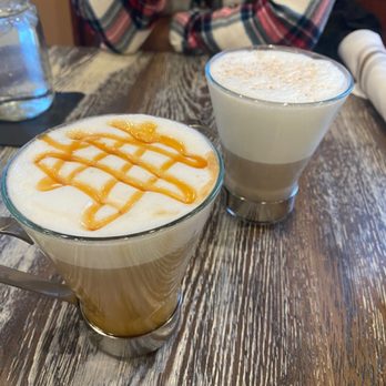 Yaz's Table - HOT CARAMEL MACCHIATO - Breakfast & Brunch Near Me - Abington, Massachusetts