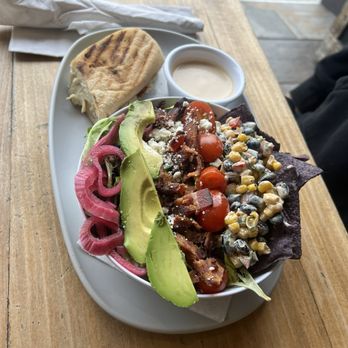 Black & Brew - a bowl of salad with a side of bread - Coffee & Tea Near Me - Lakeland, Florida Black & Brew - a bowl of salad with a side of bread - Coffee & Tea Near Me - Lakeland, Florida