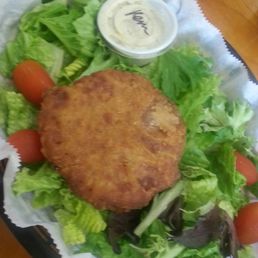Crabcake salad Crabcake salad