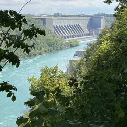 Niagara River Recreation Trail - The dam on the river.
