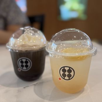 Warabimochi Kamakura - Hojicha and Yuzu Lemonade - Desserts Near Me - Arcadia, California