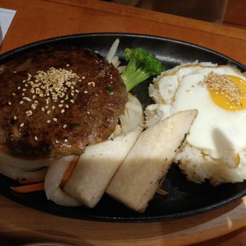 KoSam - Hamburger steak with rice and rice cake $14.99 - Korean Near Me - North York, Ontario KoSam - Hamburger steak with rice and rice cake $14.99 - Korean Near Me - North York, Ontario