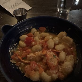 Luce - Lobster gnocchi with Prosecco - Italian Near Me - Norfolk, Virginia