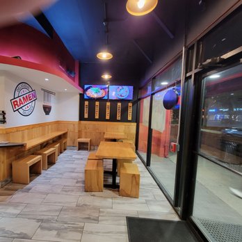 Qu Japan - A dining area to the right of the front door as you enter the restaurant. - Ramen Near Me - College Park, Maryland Qu Japan - A dining area to the right of the front door as you enter the restaurant. - Ramen Near Me - College Park, Maryland
