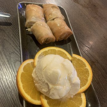 Burma Choice - Jackfruit Bananas with ice cream - Burmese Near Me - San Jose, California Burma Choice - Jackfruit Bananas with ice cream - Burmese Near Me - San Jose, California