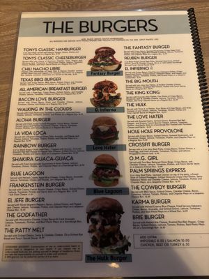 Menu photo 8 Tonys Grill & Bar Palm Springs, CA Menu photo 8 Tonys Grill & Bar Palm Springs, CA