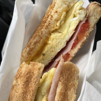 Bequest Coffee - Ham, cheddar and tomato breakfast sandwich - Coffee & Tea Near Me - Mill Creek, Washington Bequest Coffee - Ham, cheddar and tomato breakfast sandwich - Coffee & Tea Near Me - Mill Creek, Washington