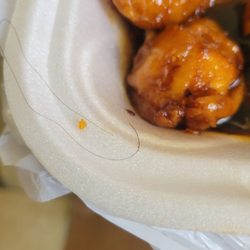 RiceUp Asian Kitchen - My lunch with a side of not my hair in it