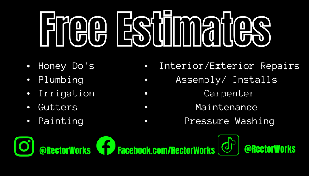 Slide of Rector Work's Property Services