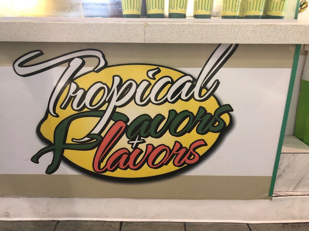 TROPICAL FAVORS +FLAVORS Updated August 2024 801 N Congress Ave