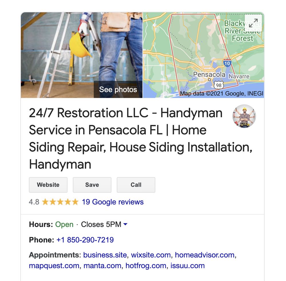 Slide of 24/7 Restoration