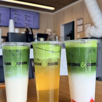 Matcha & Creme - Cardamom Matcha Latte, Jasmine Matcha Cloud and the Strawberry Matcha Latte. - Cafes Near Me - Dallas, Texas Matcha & Creme - Cardamom Matcha Latte, Jasmine Matcha Cloud and the Strawberry Matcha Latte. - Cafes Near Me - Dallas, Texas