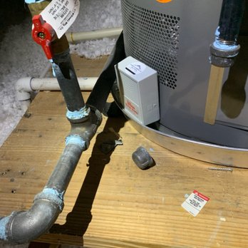 Everest Plumbing - The Flood Alarm couldn't fit into the drain pan but Emilio was able to modify it. - Water Heater Installation/Repair Near Me