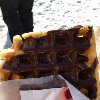 Killington Resort - Waffle with chocolate - Ski Resorts Near Me - Killington, Vermont
