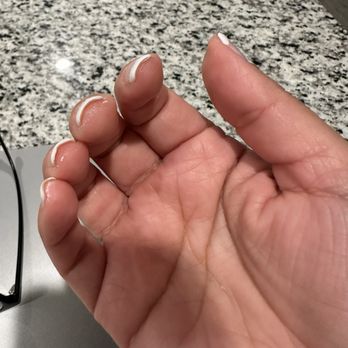 Bella Nail Bar - Gel product left under my nail and finger tips. Impossible to remove from under my mail myself. - Nail Salons Near Me - Denton, Texas Bella Nail Bar - Gel product left under my nail and finger tips. Impossible to remove from under my mail myself. - Nail Salons Near Me - Denton, Texas