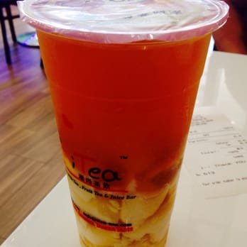 i-Tea - Green tea with tofu pudding, 30% sugar and no ice. - Juice Bars & Smoothies Near Me - Castro Valley, California