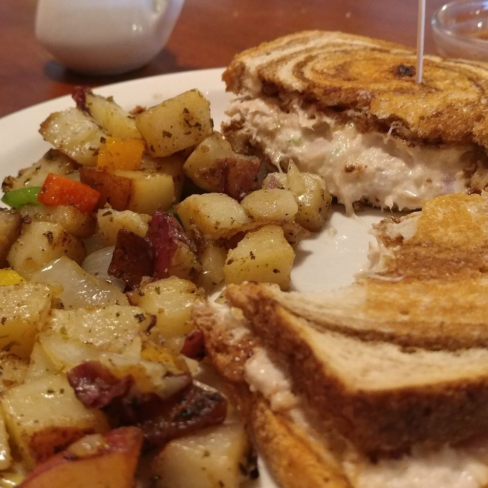 Comfort Cafe - Tuna melt with signature potatoes - Breakfast & Brunch Near Me - Smithville, Texas
