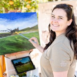 Miss Megan's Studio - Live painting at The Swanner House
