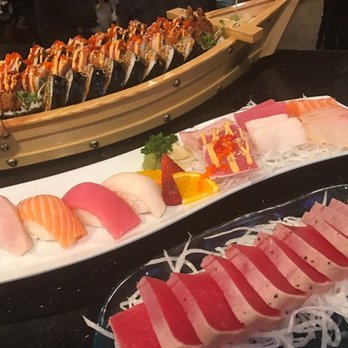 Oyshi Sushi By Sith - Sushi boat, sashimi combo, seared tuna! - Sushi Bars Near Me - Portland, Texas Oyshi Sushi By Sith - Sushi boat, sashimi combo, seared tuna! - Sushi Bars Near Me - Portland, Texas