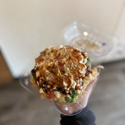 Aloha Fresh - Poke Nachos (spicy ahi)