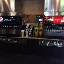 Coke AND Pepsi products at the fountain