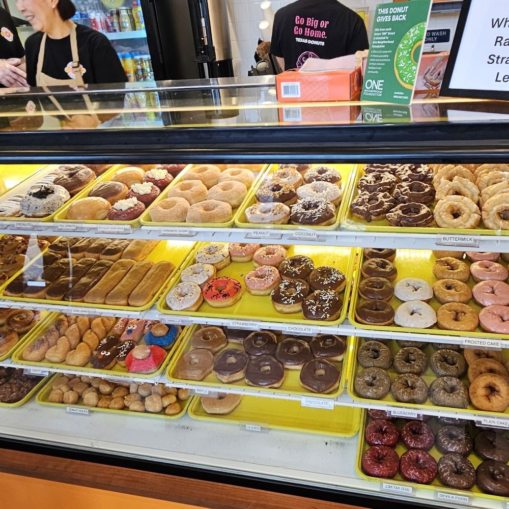 Texas Donuts - The donut selection - Donuts Near Me - Vienna, Virginia Texas Donuts - The donut selection - Donuts Near Me - Vienna, Virginia