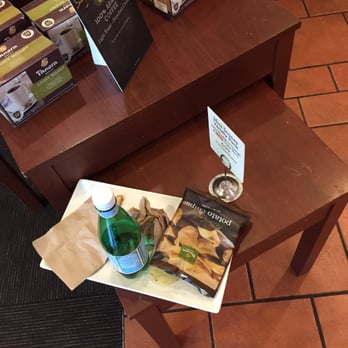 Panera Bread - Dirty dishes sitting on the display table.  Not much of an advertising statement when you first walk in the door. - Sandwiches Near Me - Concord, California