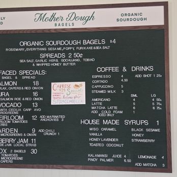 Mother Dough Bagels - Menu...since I had lots people block it - Bagels Near Me - Santa Barbara, California Mother Dough Bagels - Menu...since I had lots people block it - Bagels Near Me - Santa Barbara, California