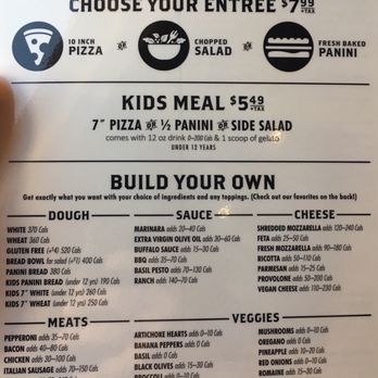 Your Pie Pizza - Menu 1 - Pizza Near Me - Houma, Louisiana