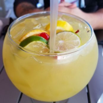 The River Social - White Sangria Bowl - Mediterranean Near Me - Providence, Rhode Island The River Social - White Sangria Bowl - Mediterranean Near Me - Providence, Rhode Island