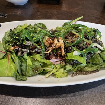 18-8 Sushi - Seaweed Salad with salmon skin - Cocktail Bars Near Me - Baltimore, Maryland