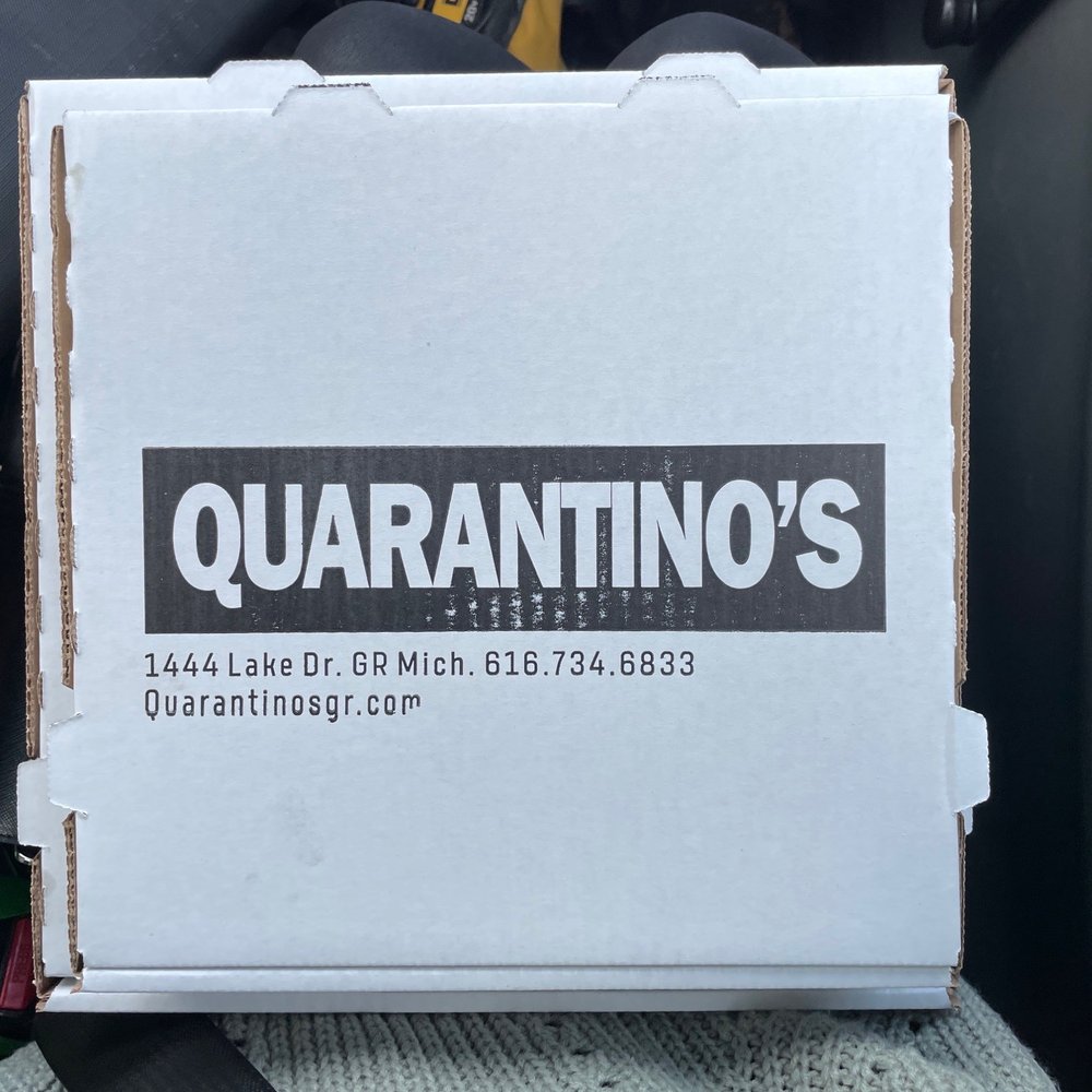Quarantino's - a box of quarantino's - Pizza Near Me - Grand Rapids, Michigan Quarantino's - a box of quarantino's - Pizza Near Me - Grand Rapids, Michigan