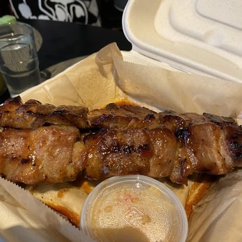 Avenida Restaurant - pork bbq (3 sticks) - Filipino Near Me - San Mateo, California Avenida Restaurant - pork bbq (3 sticks) - Filipino Near Me - San Mateo, California