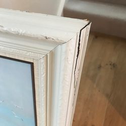 International Parcel Services - smashed, painting my wife loved.