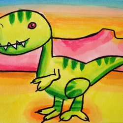 Drawn2Art - Tim, age 6, Watercolor