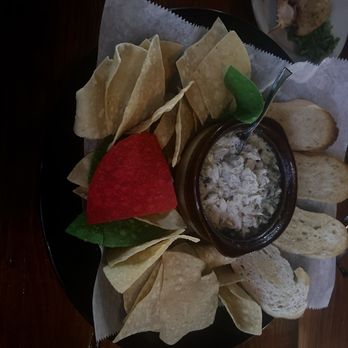 CJ's Crab Shack - Crab dip half bread half chips! - Seafood Near Me - Miami Beach, Florida
