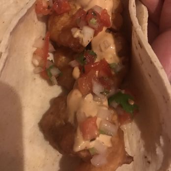19.5 Km Restaurant - Yummy shrimp tacos with pick and chipotle sauce! - Seafood Near Me - Cancún, ROO 19.5 Km Restaurant - Yummy shrimp tacos with pick and chipotle sauce! - Seafood Near Me - Cancún, ROO