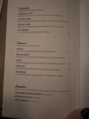 Menu photo 8 Fausto Brooklyn, NY