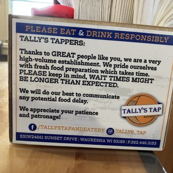 Tally's Tap & Eatery - New American Near Me - Waukesha, Wisconsin Tally's Tap & Eatery - New American Near Me - Waukesha, Wisconsin