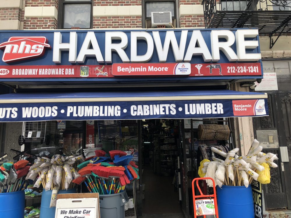 NHS HARDWARE Updated October 2024 3405 Broadway, New York, New York Hardware Stores