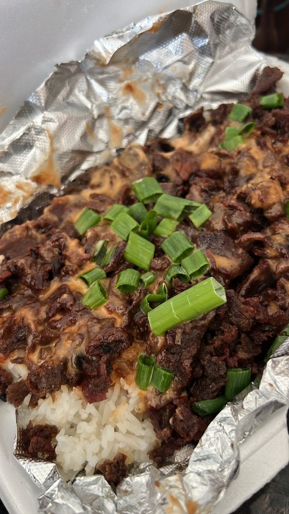 Food from Blasian Asian Grill