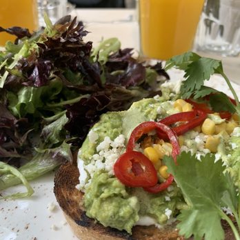 B Bistro + Bakery - Mexican Avocado Toast - Bakeries Near Me - Miami, Florida