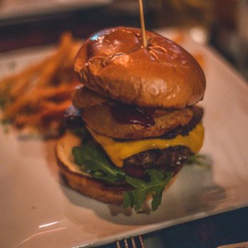 The Whiskey - The Southerner with Parmesan Truffle Fries - American Near Me - Orlando, Florida