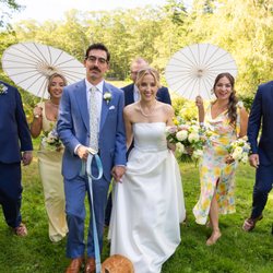 Celadon Floral - An August wedding at The Squire Tarbox Inn on Westport Island, ME.