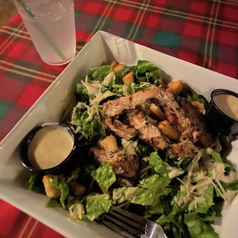 Magical Meat Boutique - Caesar Salad with blackened chicken very delicious - British Near Me - Mount Dora, Florida Magical Meat Boutique - Caesar Salad with blackened chicken very delicious - British Near Me - Mount Dora, Florida