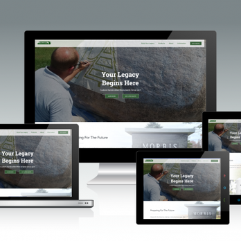 NeuWeb Marketing - web design project for pattensmichiganmonuments.com - Web Design Near Me - Kimmel, Indiana