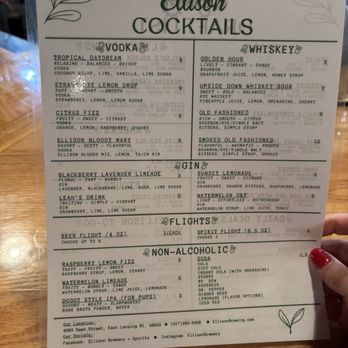 Ellison Brewery & Spirits - Breweries Near Me - East Lansing, Michigan